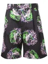 Msgm Shorts In Black