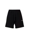Msgm Logo-print Track Shorts In Black