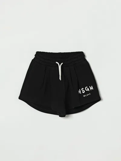 Msgm Shorts Kids  Kids In Black