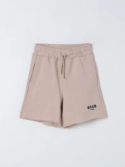 Msgm Shorts  Kids Kids Color Beige