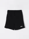 Msgm Logo-print Shorts In Black