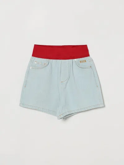 Msgm Shorts Kids  Kids In Pattern