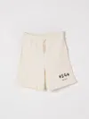 Msgm Shorts  Kids Kids Color Cream In Cream