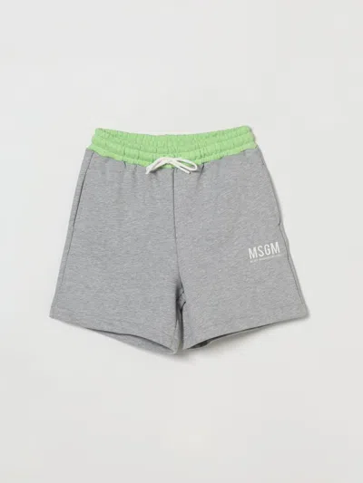 Msgm Shorts Kids  Kids In Pattern