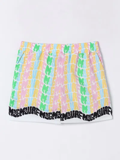 Msgm Pants  Kids Kids Color Multicolor In マルチカラー