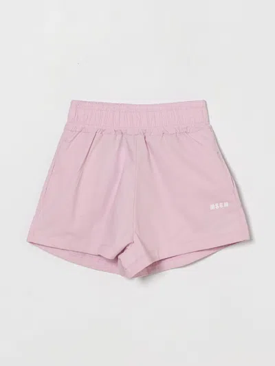Msgm Shorts Kids  Kids In Pink