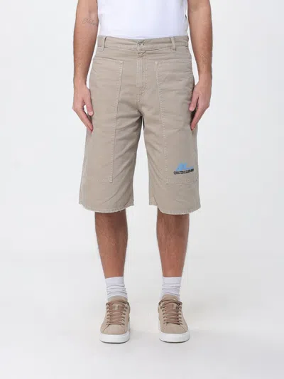 Msgm Shorts Men  In Gray