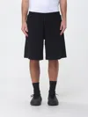 Msgm Shorts Men  In Black