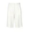 Msgm Shorts White In White