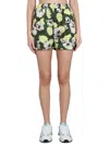 Msgm Shorts With Elastic In Multi