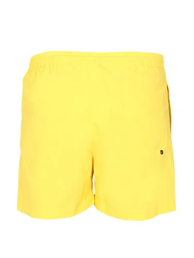 Msgm Shorts In Yellow