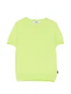 Msgm Short-sleeve T-shirt In Green
