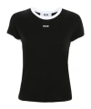 Msgm Short-sleeved T-shirt In Black