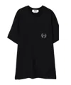 Msgm Short-sleeved T-shirt In Black