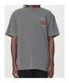 Msgm Logo-print Cotton T-shirt In Gray