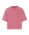 Msgm Short-sleeve T-shirt In Pink