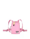 Msgm Shoulder Strap Backpack In Pink