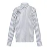 Msgm Side Ribbon Stripe Collar Blouse In White