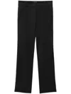 Msgm Stretch Wool Pants In Black