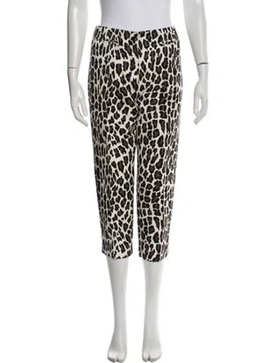 Pre-owned Msgm Silk Straight Leg Pants