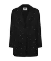 Msgm Single-breasted Blazer In Black