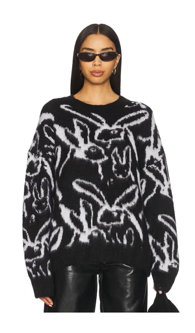 MSGM SKETCHED BUNNIES SWEATER