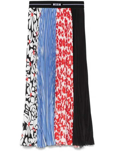 Msgm Skirt In Multicolor
