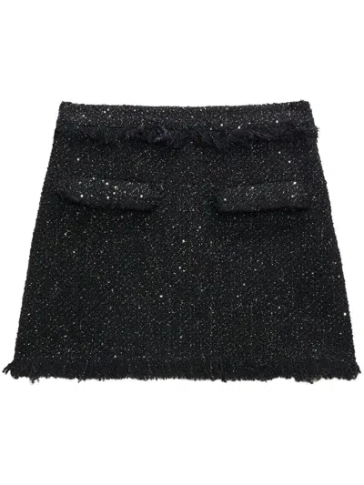 Msgm Skirt In Black