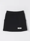 Msgm Skirt  Kids Kids Color Black