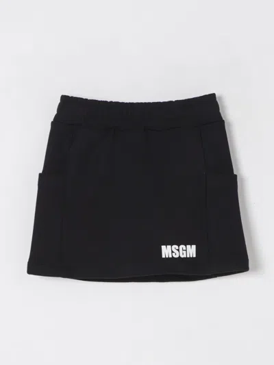 Msgm Skirt  Kids Kids Color Black