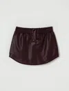 Msgm Skirt  Kids Kids Color Burgundy In Brown