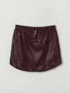 Msgm Skirt  Kids Kids Color Burgundy In Brown