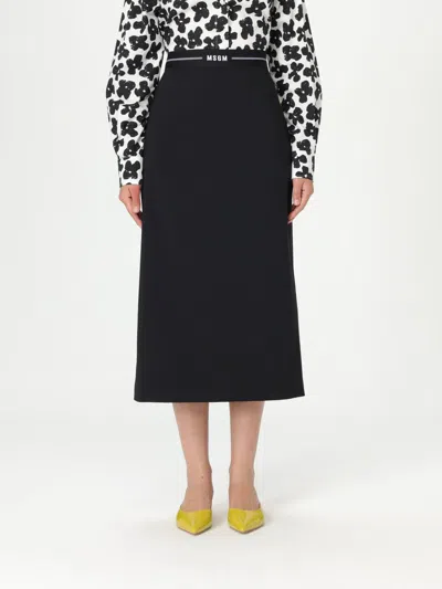 Msgm Skirt  Woman Color Black