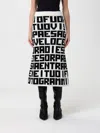 Msgm X Caterina Frongia Lettered Midi Skirt In Multi