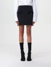 Msgm Low-rise A-line Miniskirt In Schwarz