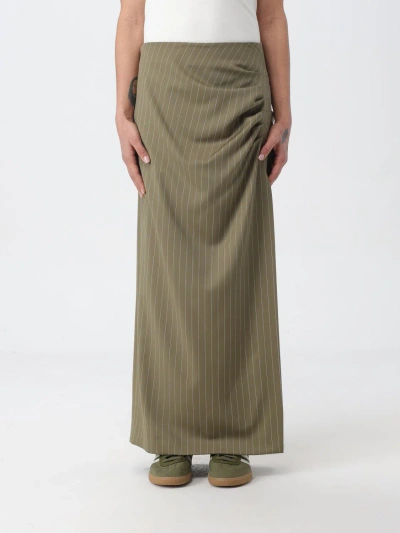 Msgm Skirt  Woman Colour Green