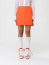 Msgm Skirt  Woman Color Orange In Orange