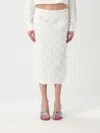Msgm Skirts White In White