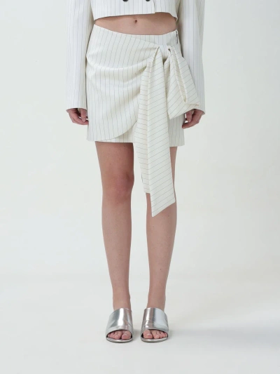 Msgm Skirt  Woman Color White