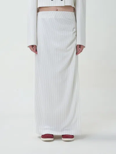Msgm Skirt  Woman Color White