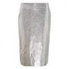 Msgm Skirt In Silver