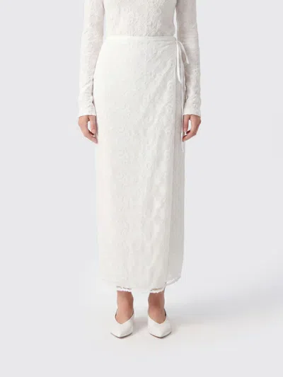 Msgm Skirt Woman In White