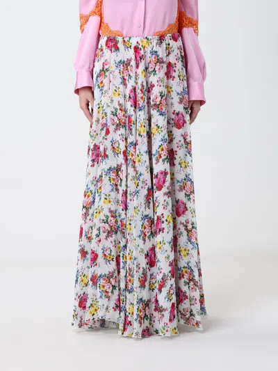 Msgm Skirt Woman In Multi
