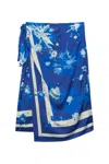 Msgm Printed Wrapped Midi Skirt