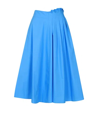Msgm Skirts Clear Blue