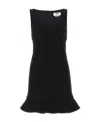 Msgm Sleeveless Dress In Black