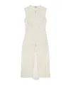 Msgm Sleeveless Dress In White