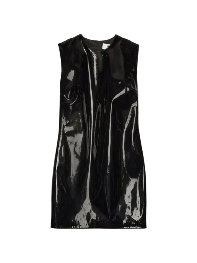 Msgm Sleeveless Mini Dress In Black