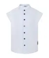 Msgm Sleeveless Shirt In White