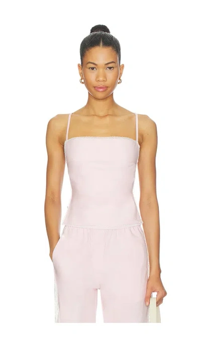 Msgm Sleeveless Top In Pink